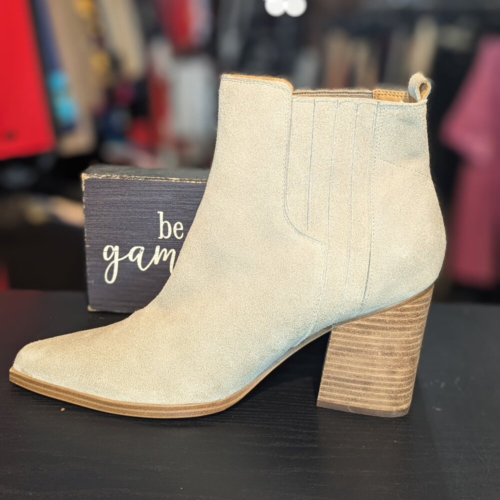 Marc Fisher Suede Point Toe Boots